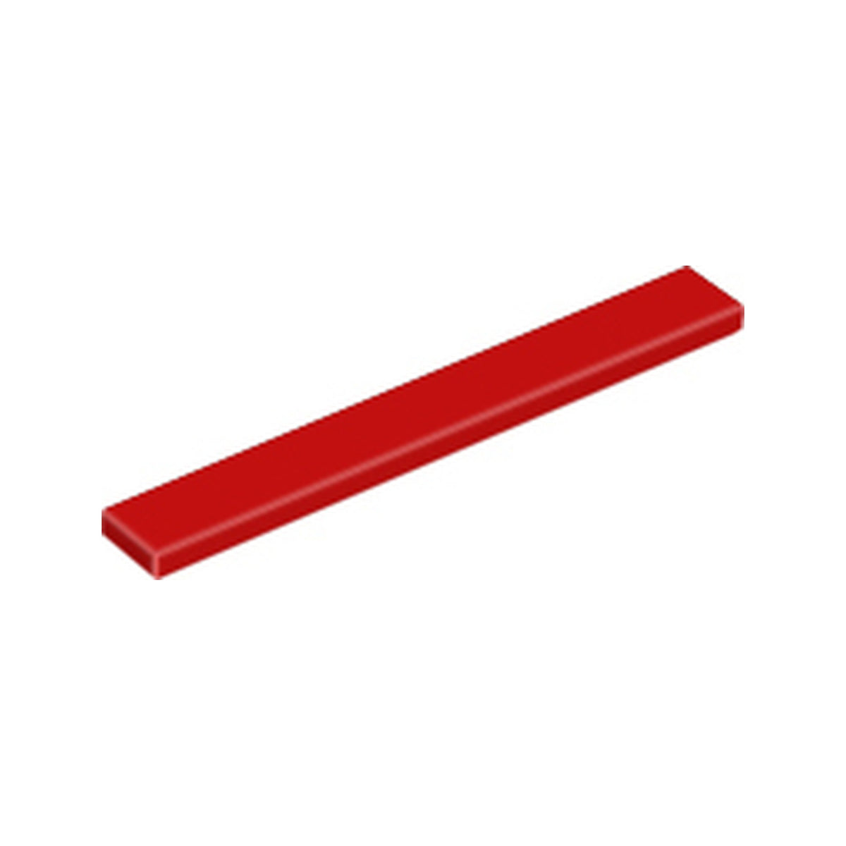 LEGO® Tile 1 x 8 4162 rot