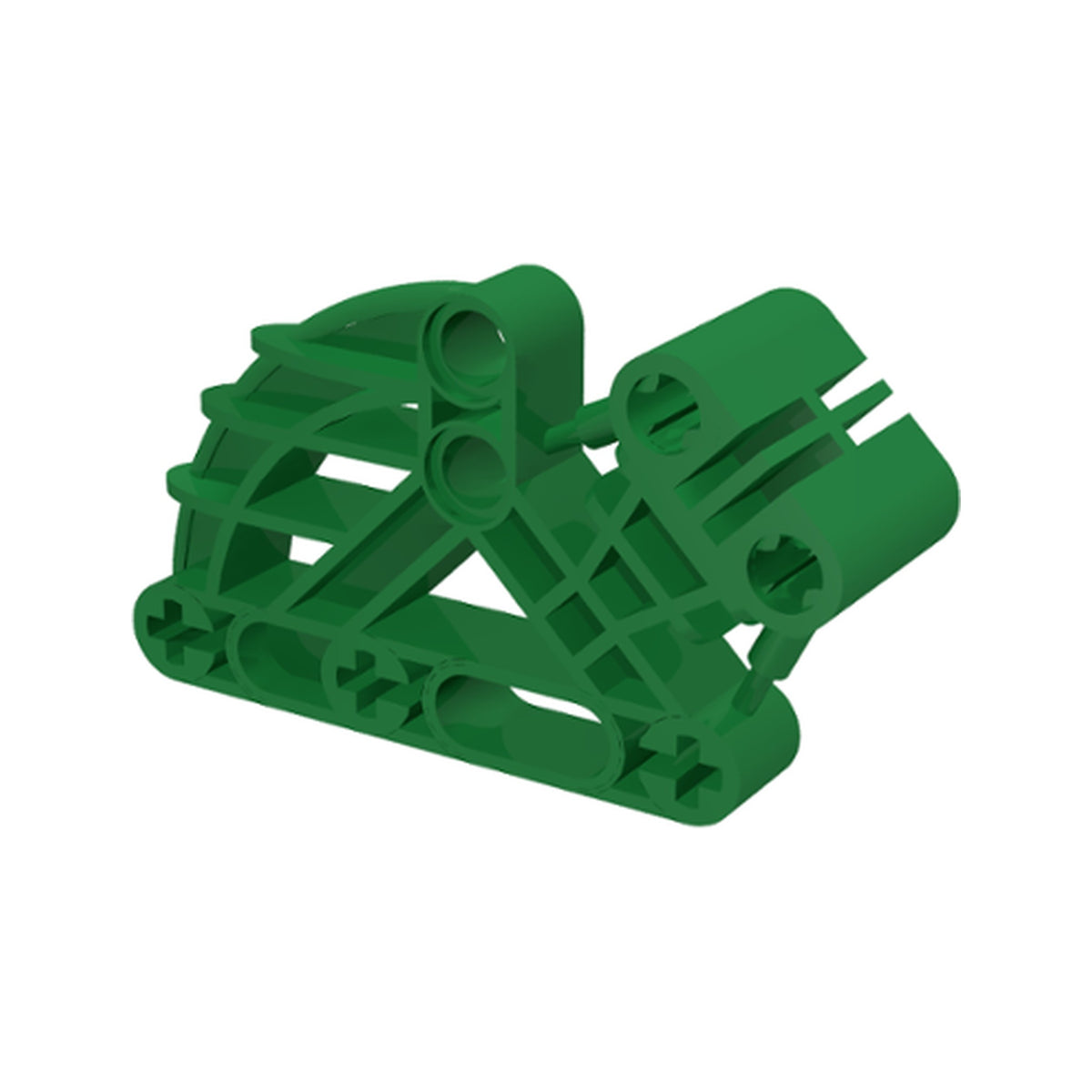 LEGO® Bionicle Bohrok Rib Cage, Liftarm 2 x 4 x 7 Angled 41665 grün