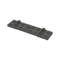 LEGO® Train, Track Sleeper Plate 2 x 8 without Cable Grooves 4166a dunkelgrau (alt)