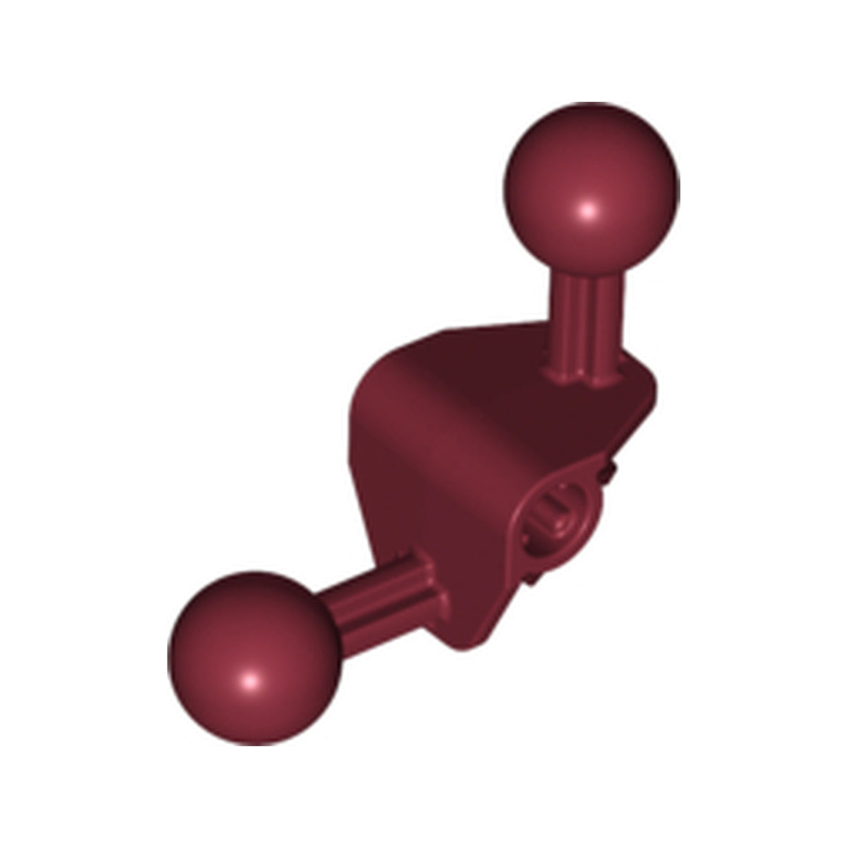 LEGO® Bionicle Ball Joint 4 x 4 x 2 90 degrees with 2 Ball Joint and Axle Hole 41670 dunkelrot