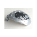 LEGO® Bionicle Bohrok Windscreen 4 x 5 x 7 with Black Scales and Nuhvok-Kal Logo Pattern 41671pb03 perlhellgrau