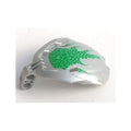 LEGO® Bionicle Bohrok Windscreen 4 x 5 x 7 with Green Scales and Lehvak-Kal Logo Pattern 41671pb06 perlhellgrau
