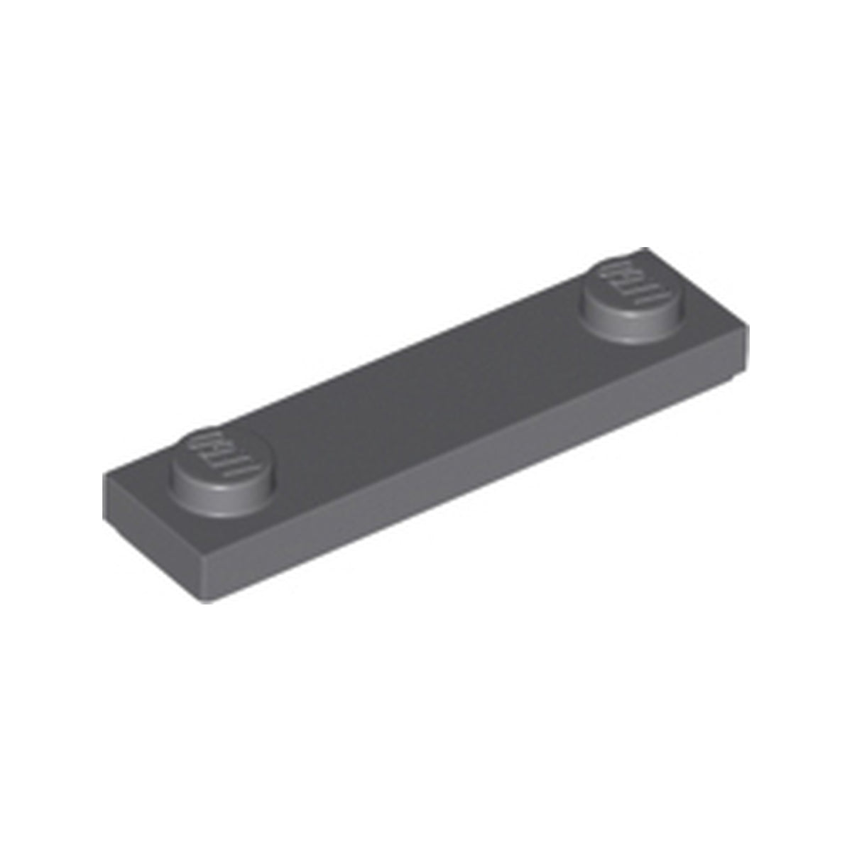 LEGO® Plate, Modified 1 x 4 with 2 Studs with Groove 41740 dunkelgrau