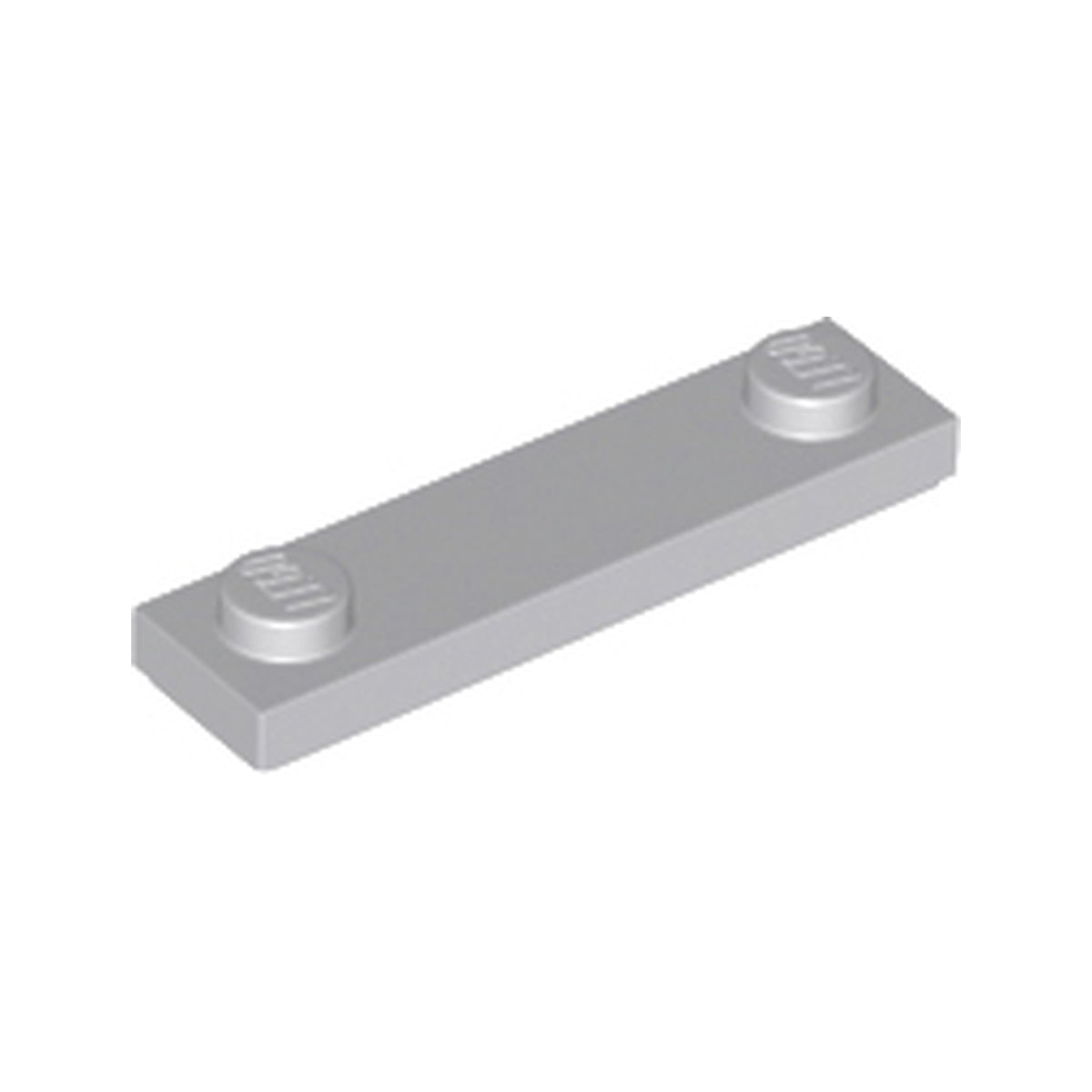 LEGO® Plate, Modified 1 x 4 with 2 Studs with Groove 41740 hellgrau