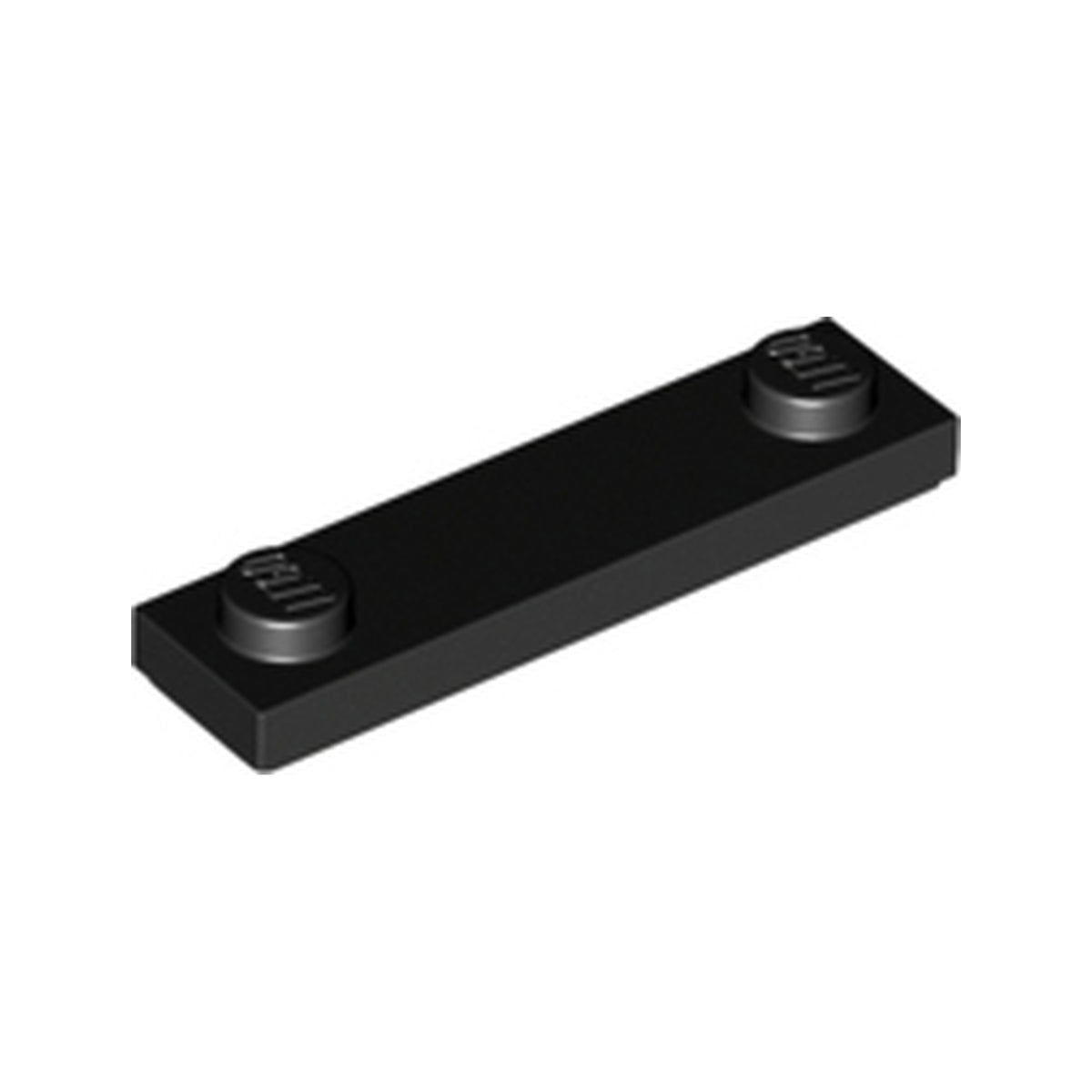 LEGO® Plate, Modified 1 x 4 with 2 Studs with Groove 41740 schwarz