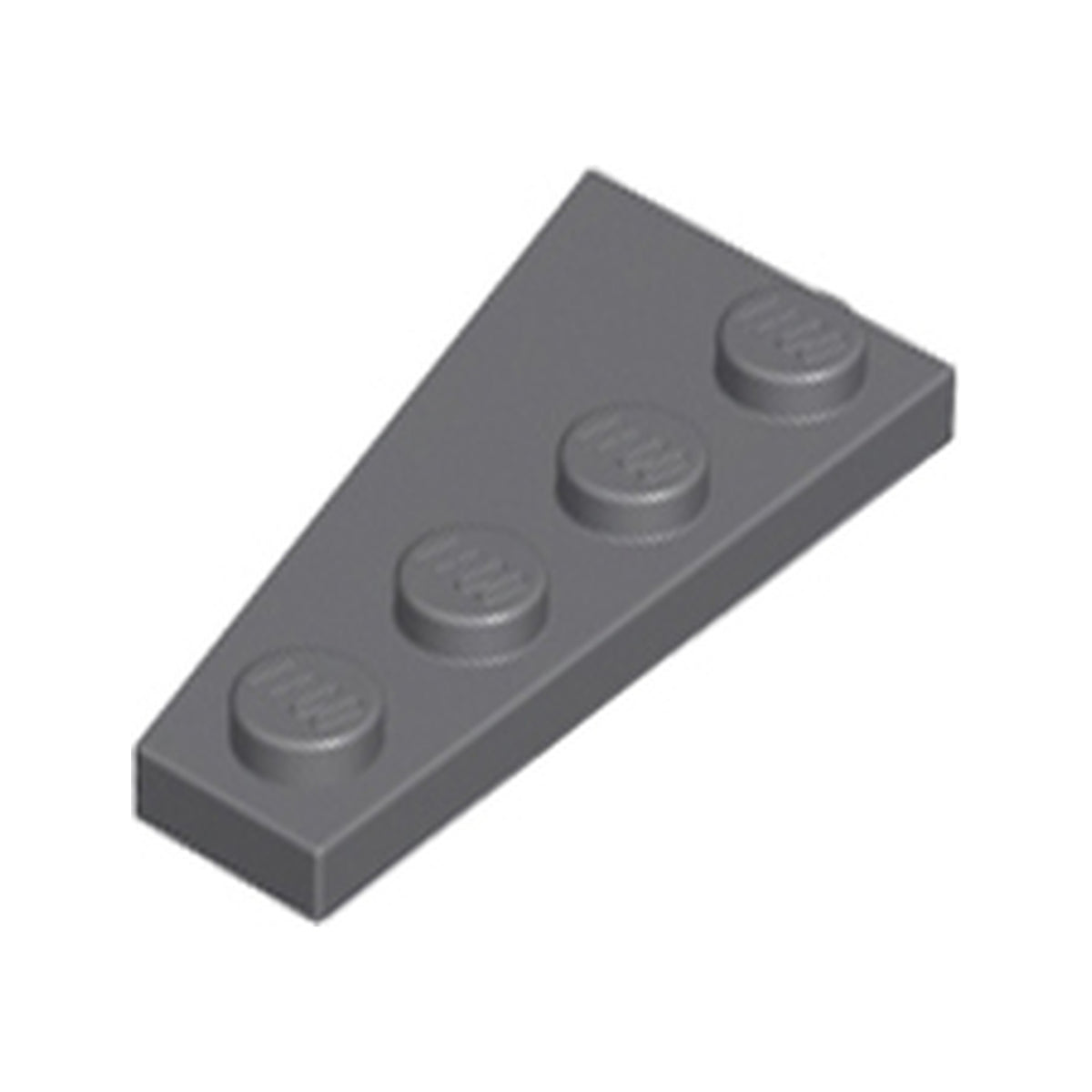LEGO® Wedge, Plate 4 x 2 Right 41769 dunkelgrau