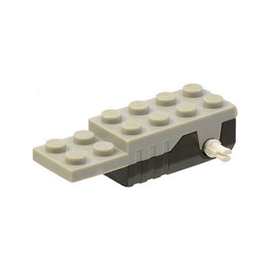 LEGO® Pullback Motor 6 x 2 x 1 1/3 with Black Base and White Wheels Holder Pins (Motor 1) 41857c01