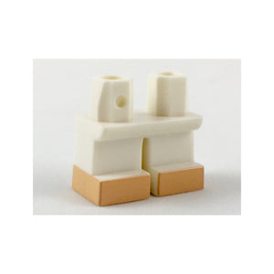 LEGO® Legs Short with Light Nougat Feet Pattern 41879pb015