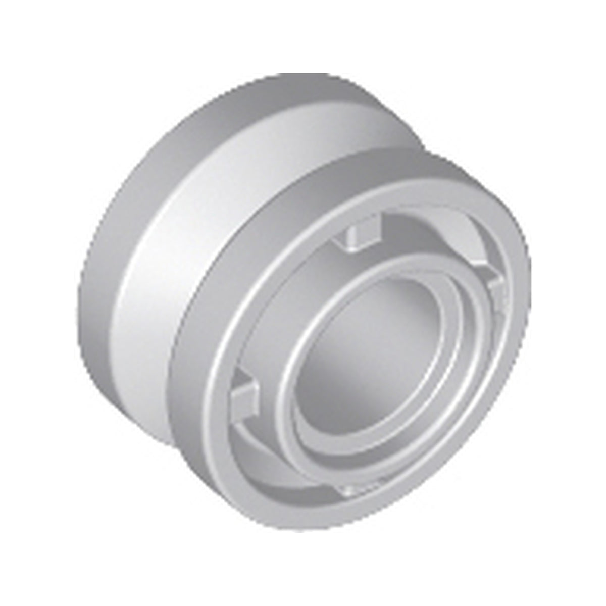LEGO® Wheel 11mm D. x 8mm with Center Groove, 4 Spokes 42610 hellgrau