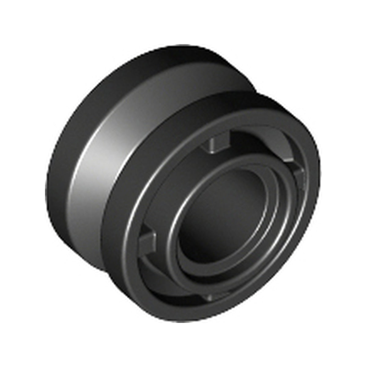 LEGO® Wheel 11mm D. x 8mm with Center Groove, 4 Spokes 42610 schwarz