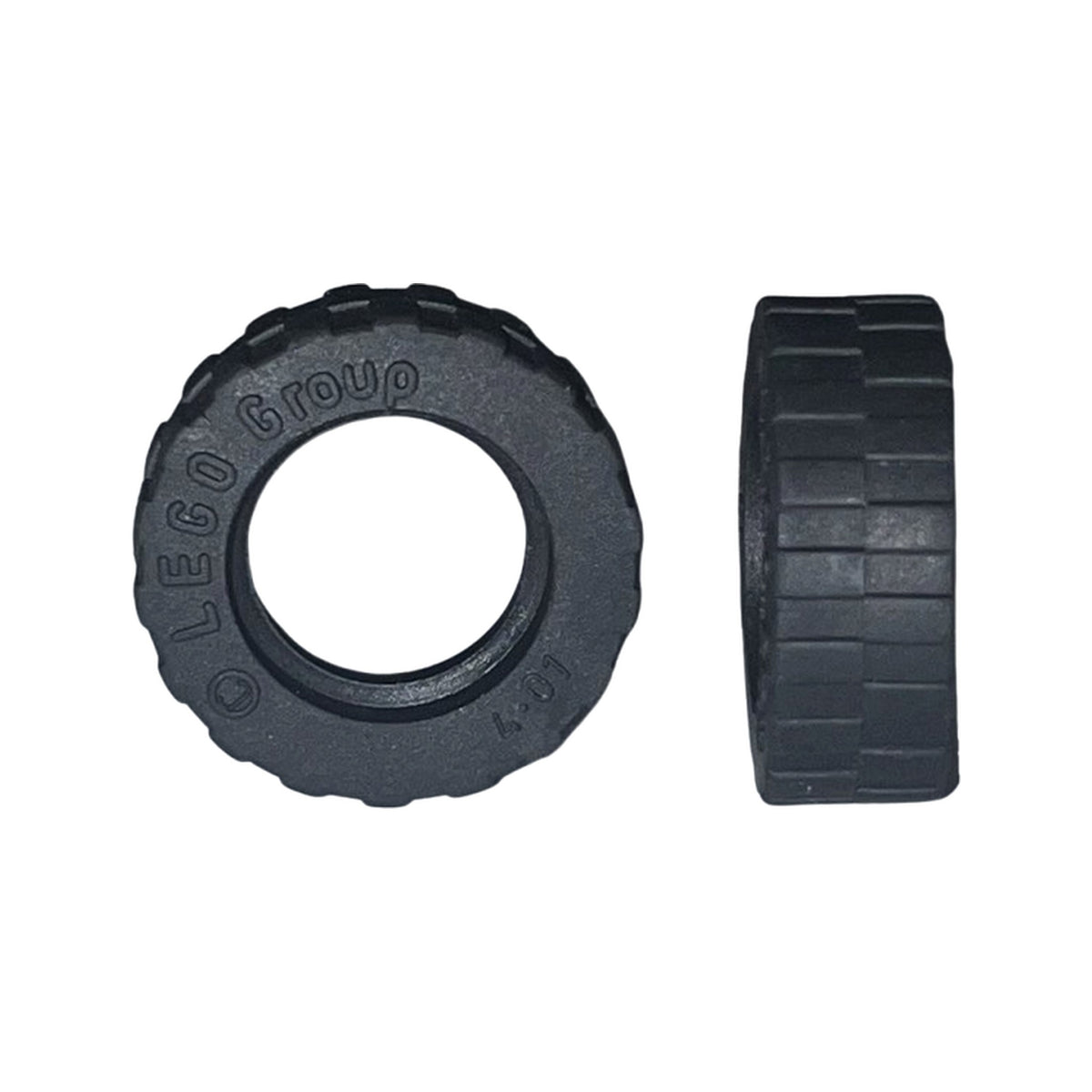 LEGO® Tire 17.5mm D. x 6mm with Shallow Staggered Treads 42611 schwarz