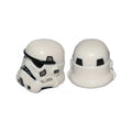 LEGO® Minifigure, Headgear Helmet SW Stormtrooper with Molded Black Forehead, Eyes, Nose, Chin, and Panels on Back and Printed Dark Bluish Gray Marks Pattern 42861pb02a weiss
