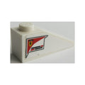 LEGO® Slope 33 3 x 1 with Ferrari Logo and 'SCUDERIA FERRARI' Pattern on Both Sides (Stickers) - Set 75879 4286pb040 weiss