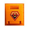 LEGO® Container, Box 2 x 2 x 2 Door with Slot with Coast Guard Logo Pattern (Sticker) - Set 7044 4346pb21 gelb