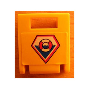 LEGO® Container, Box 2 x 2 x 2 Door with Slot with Coast Guard Logo Pattern (Sticker) - Set 7044 4346pb21