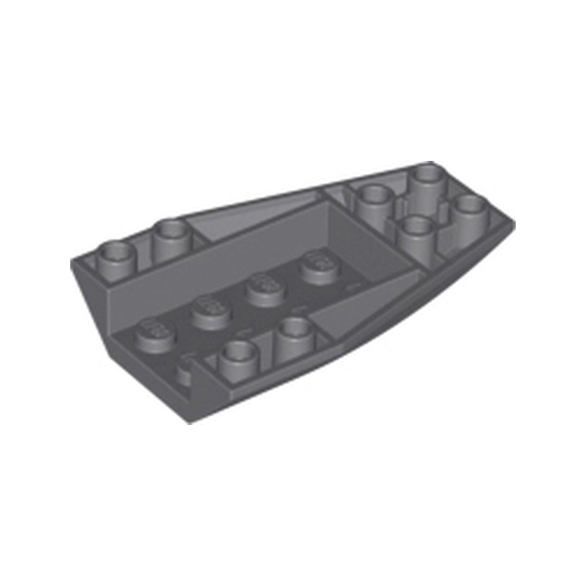 LEGO® Wedge 6 x 4 Triple Inverted Curved 43713 dunkelgrau