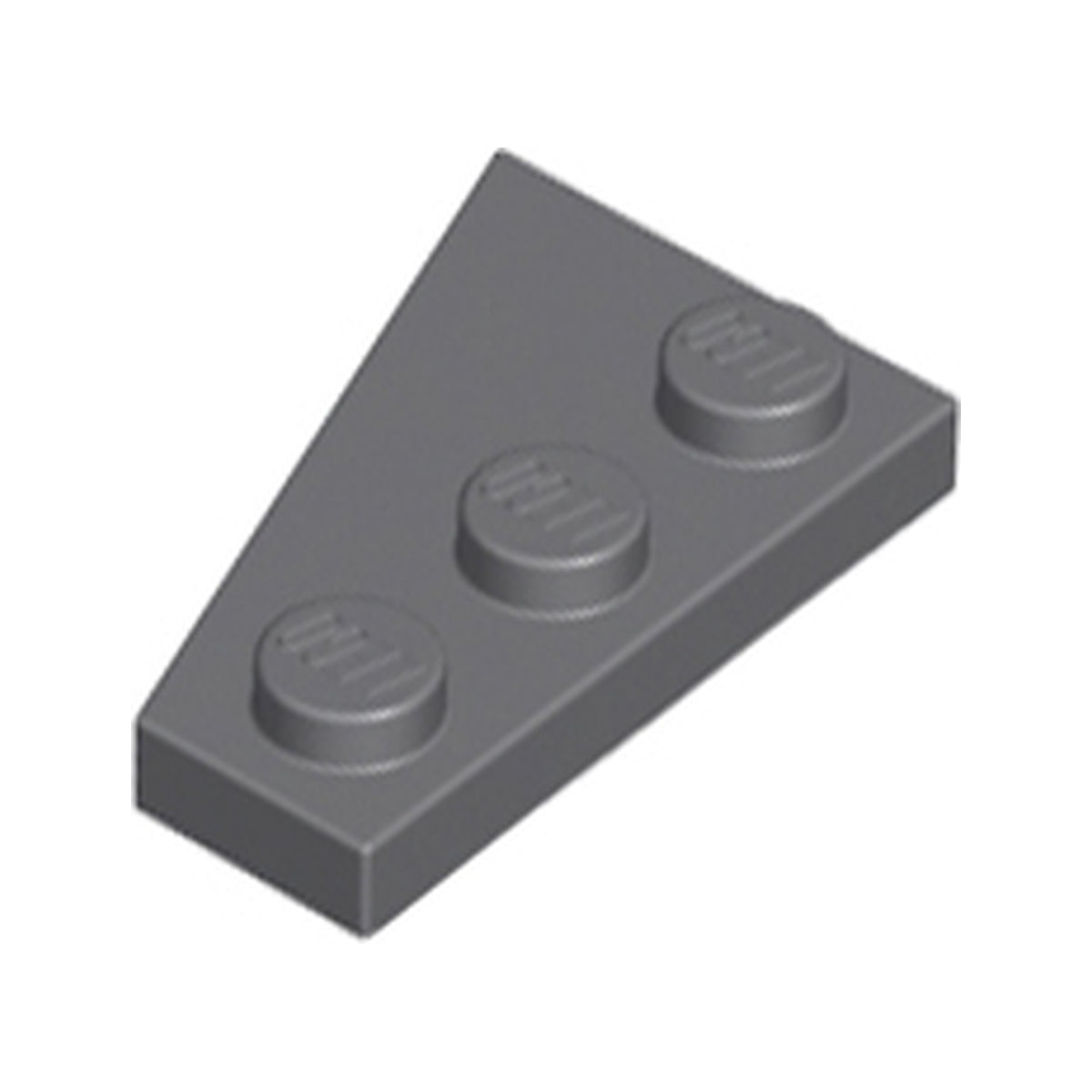 LEGO® Wedge, Plate 3 x 2 Right 43722 dunkelgrau