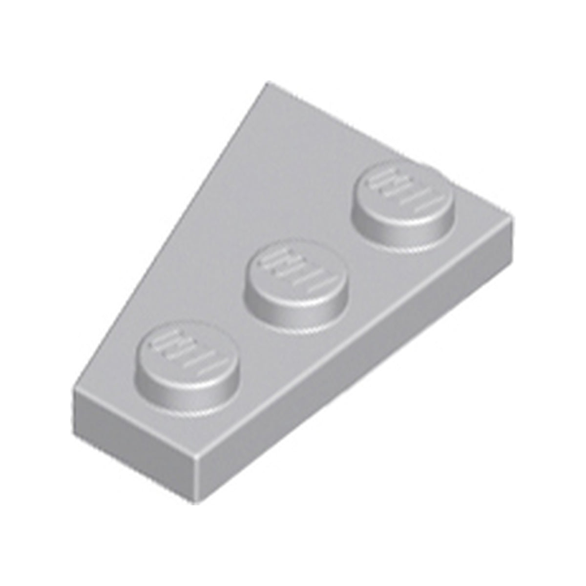 LEGO® Wedge, Plate 3 x 2 Right 43722 hellgrau