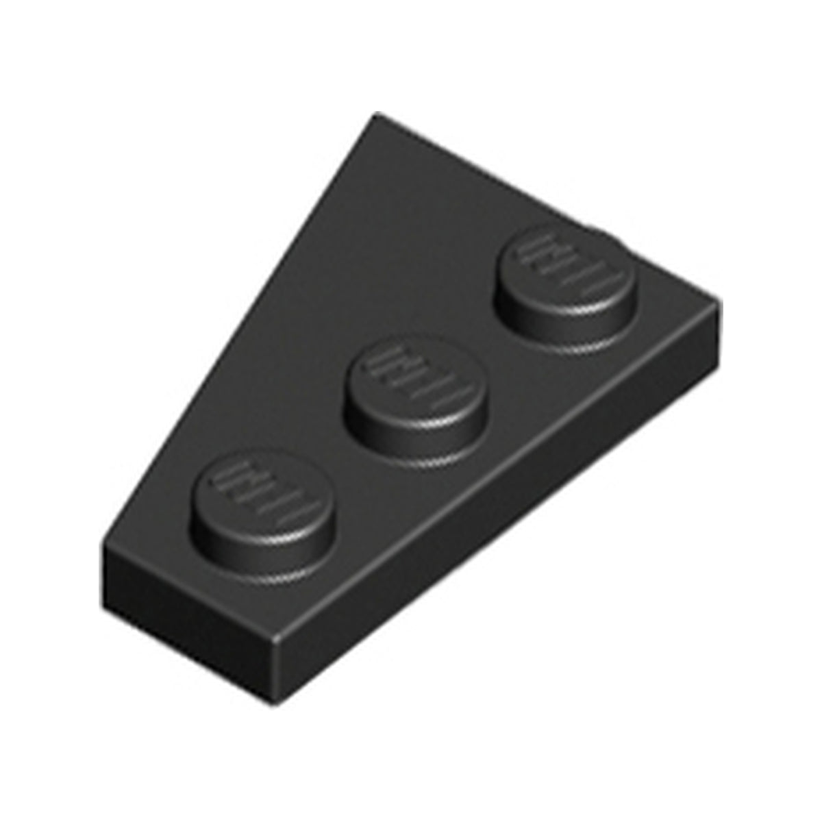 LEGO® Wedge, Plate 3 x 2 Right 43722 schwarz