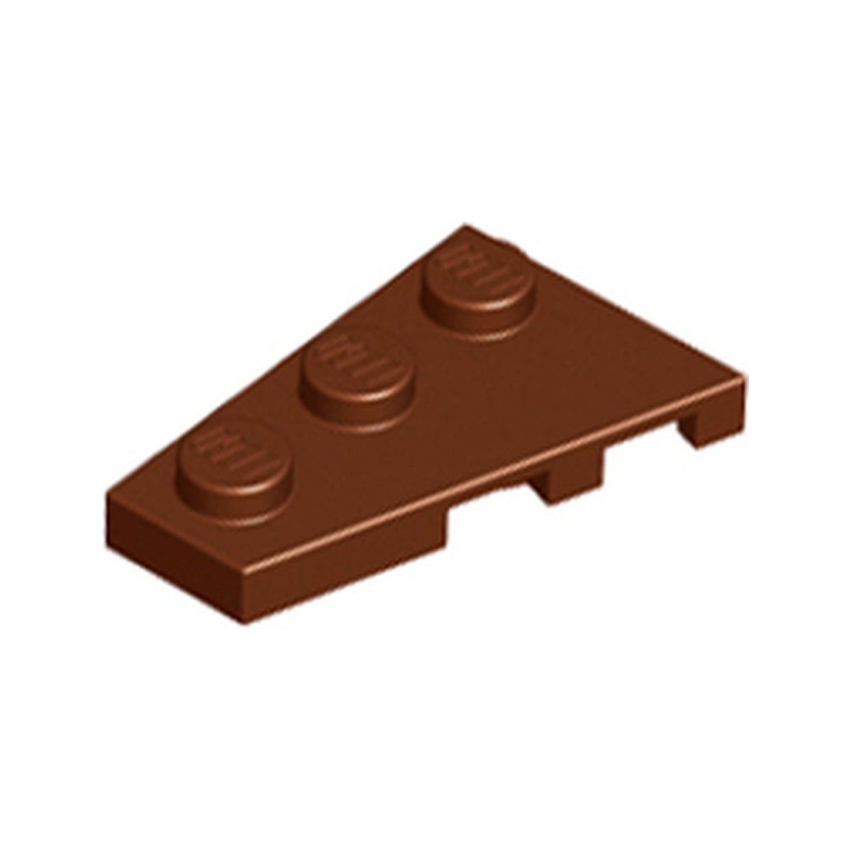 LEGO® Wedge, Plate 3 x 2 Left 43723 braun