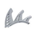 LEGO® Bionicle Rahkshi Back Blade, 3 Thick Bladed Fins (Lerahk) 44144 perlhellgrau