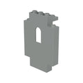 LEGO® Panel 2 x 5 x 6 Wall with Window 4444 hellgrau (alt)