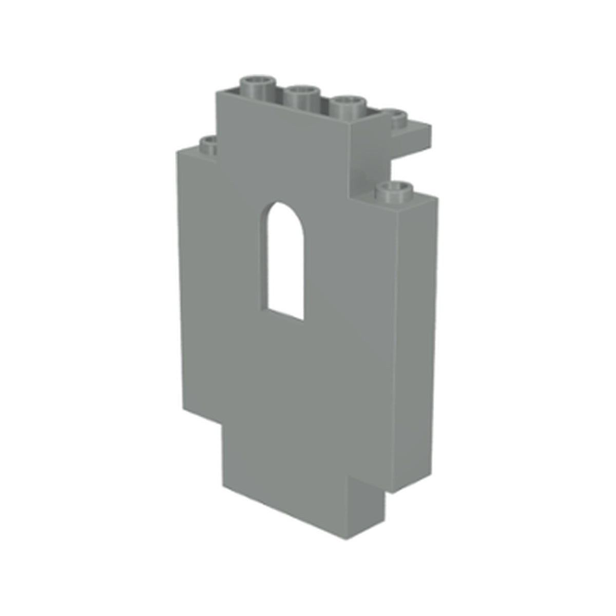 LEGO® Panel 2 x 5 x 6 Wall with Window 4444 hellgrau (alt)