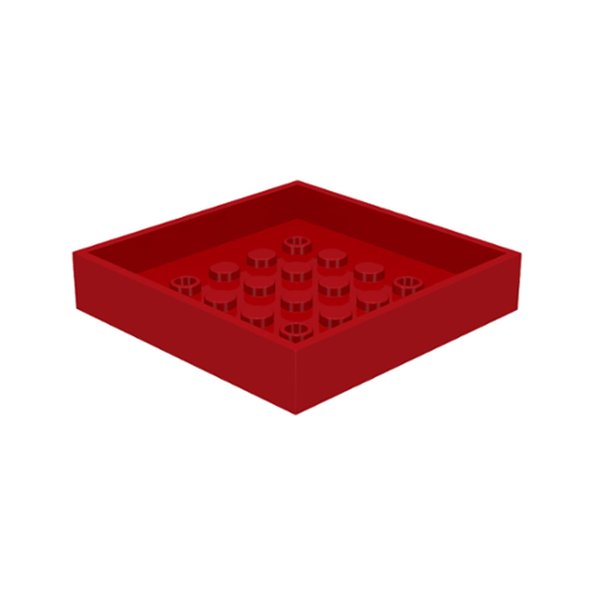LEGO® Container, Box 6 x 6 Bottom 4452 rot