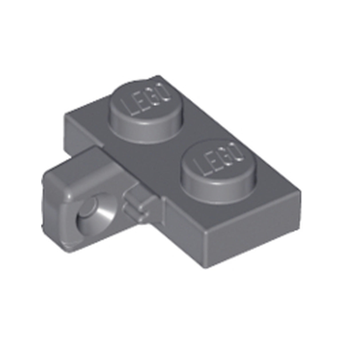 LEGO® Hinge Plate 1 x 2 Locking with 1 Finger on Side without Bottom Groove 44567b dunkelgrau