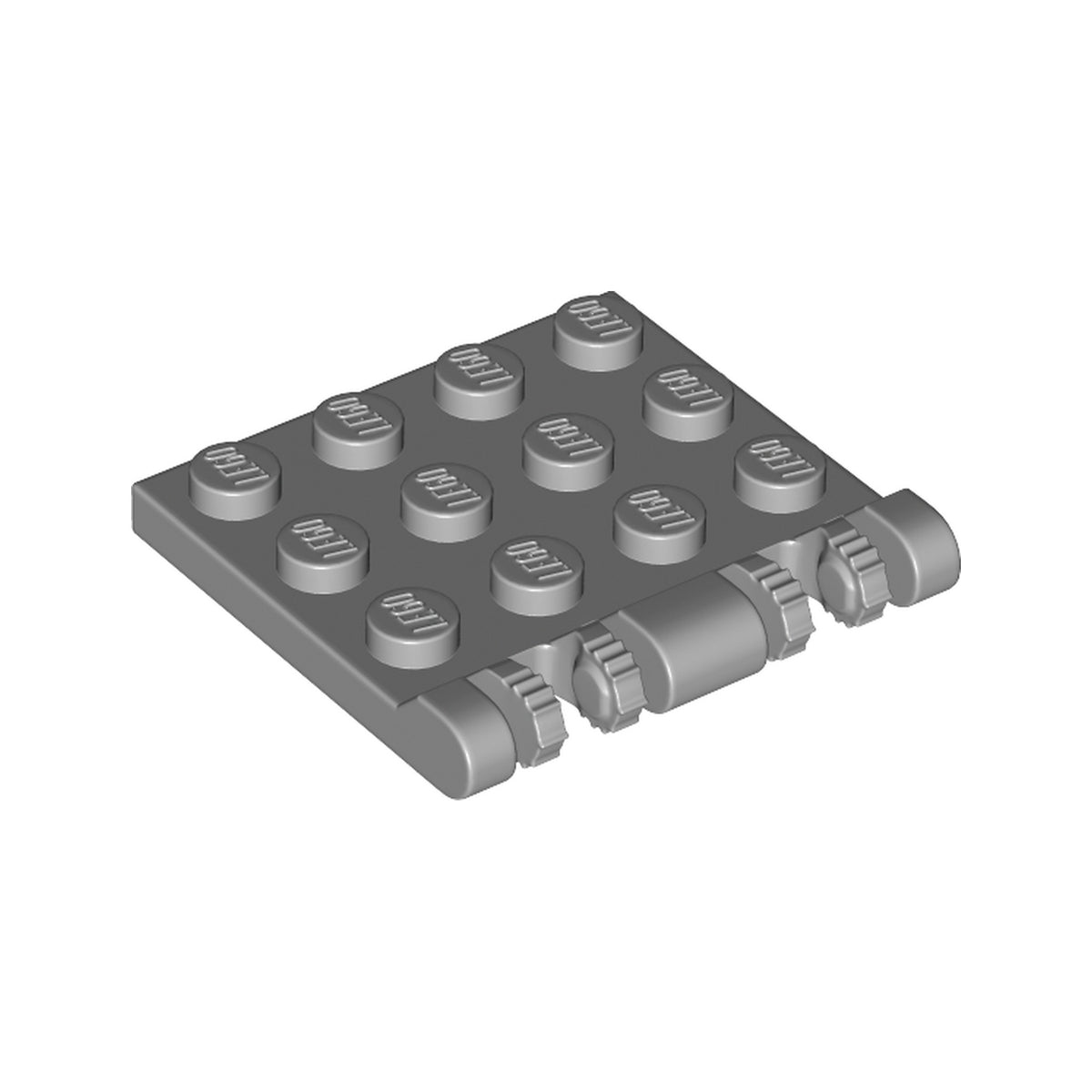 LEGO® Hinge Plate 3 x 4 Locking Dual 2 Fingers 44570 hellgrau