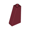 LEGO® Slope 75 2 x 1 x 3 - Hollow Stud 4460b dunkelrot