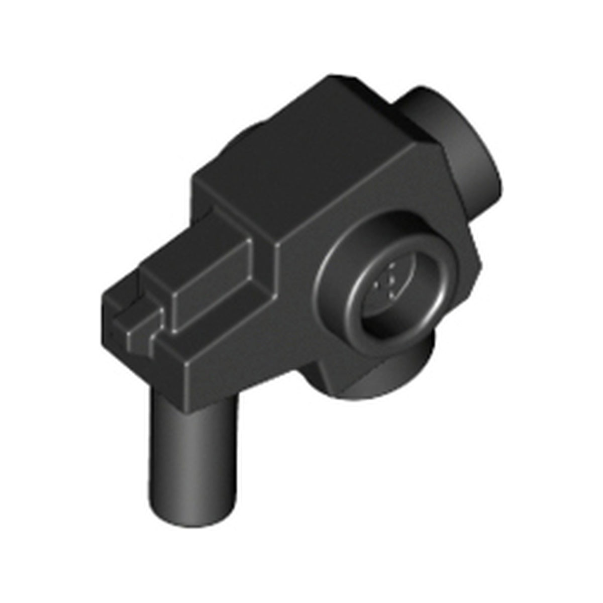 LEGO® Minifigure, Weapon Gun, Blaster with Studs on Sides, Bottom, and Front 44709 schwarz