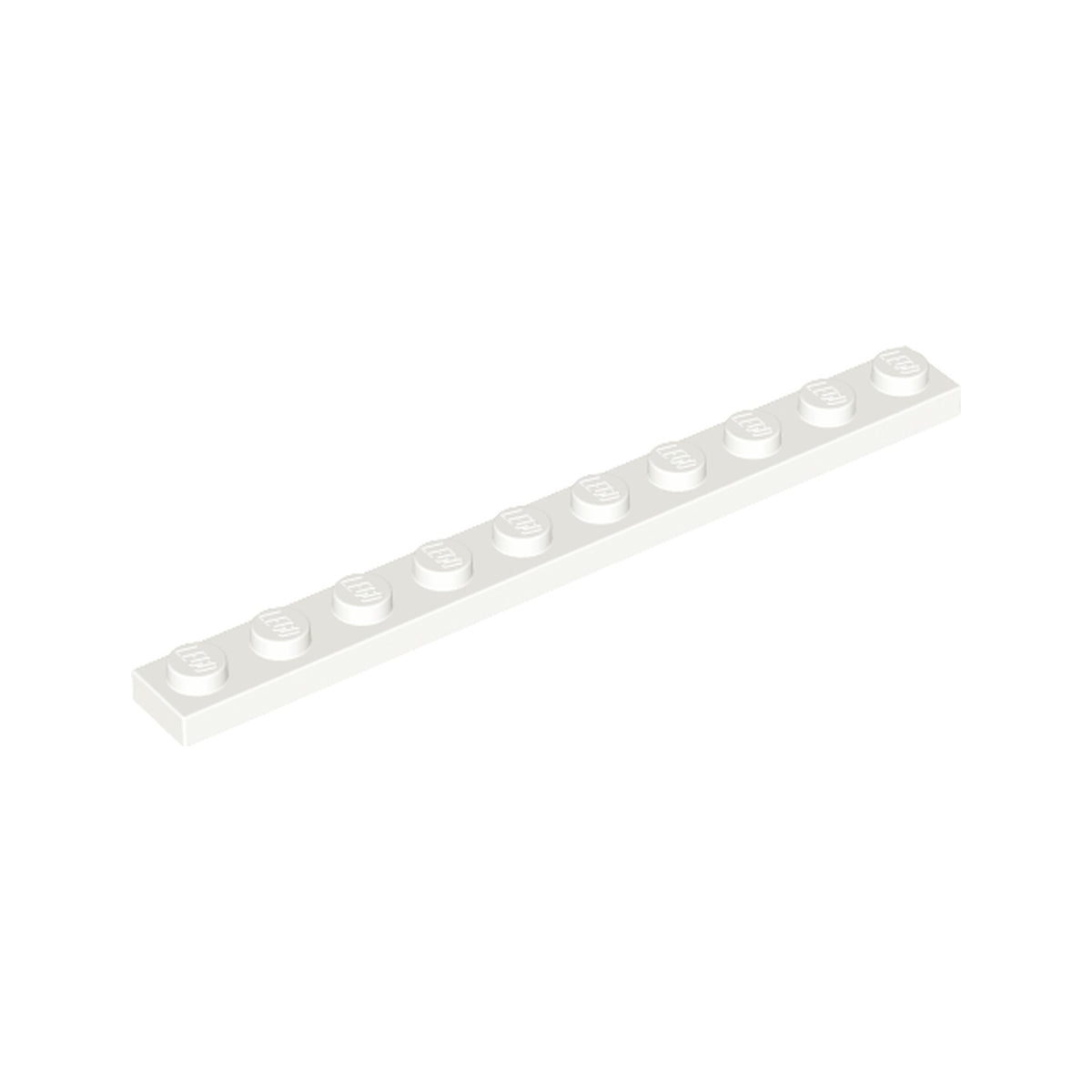 LEGO® Plate 1 x 10 4477 weiss