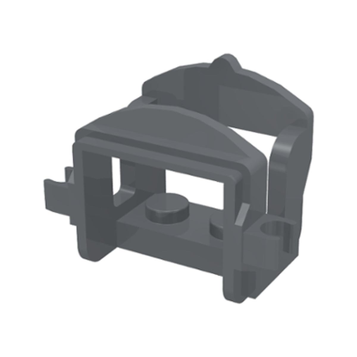 LEGO® Horse Saddle with Clips 4491b dunkelgrau