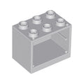 LEGO® Container, Cupboard 2 x 3 x 2 - Hollow Studs 4532b hellgrau