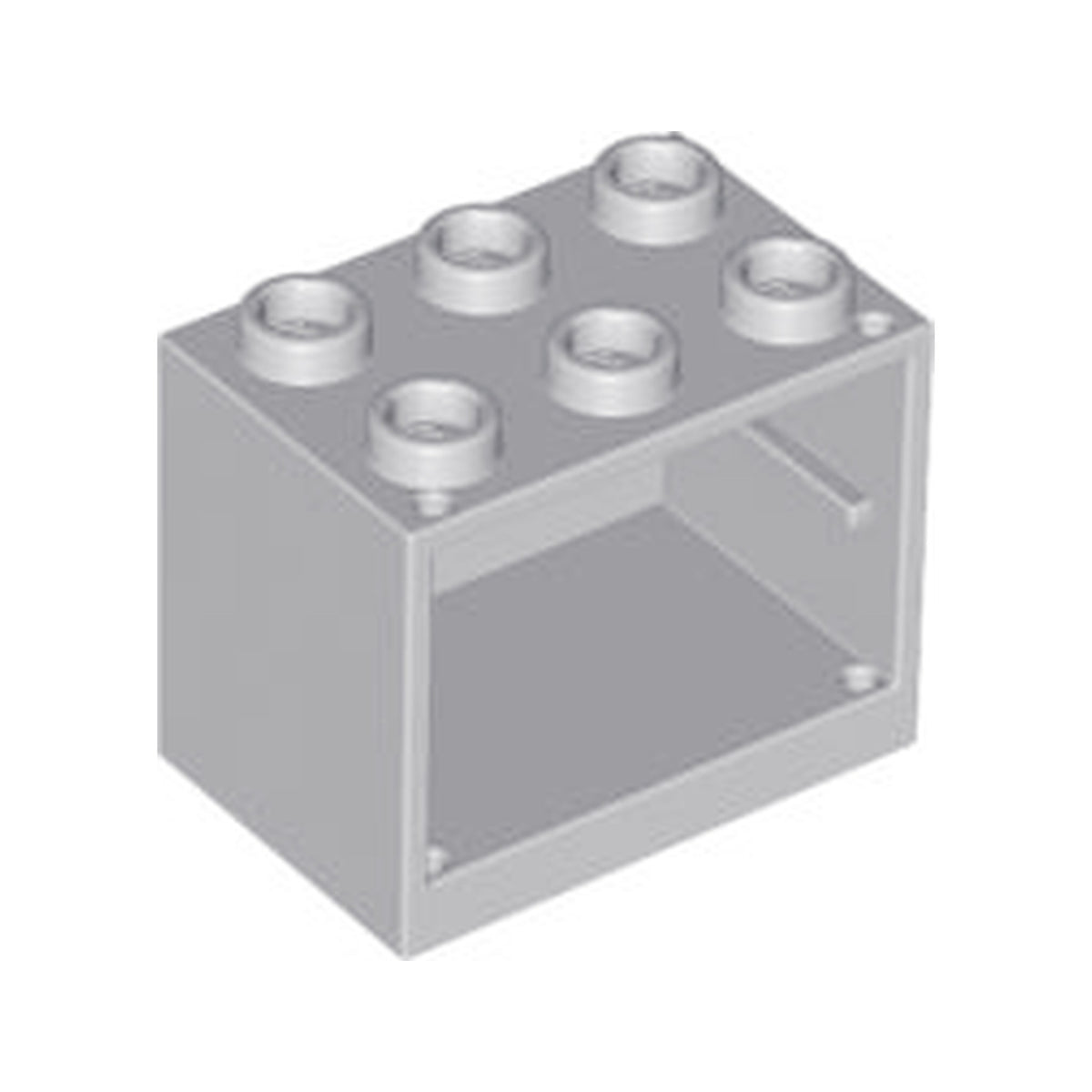 LEGO® Container, Cupboard 2 x 3 x 2 - Hollow Studs 4532b hellgrau