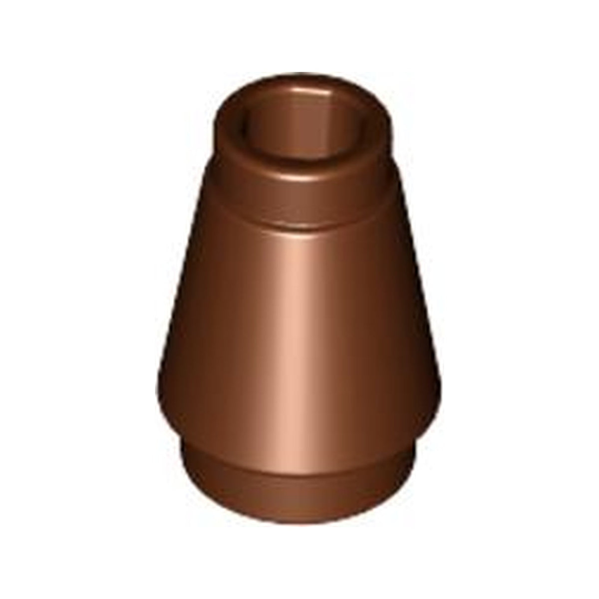 LEGO® Cone 1 x 1 with Top Groove 4589b braun