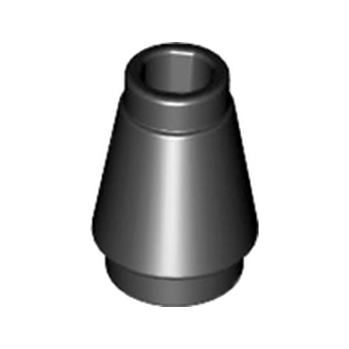 LEGO® Cone 1 x 1 with Top Groove 4589b schwarz
