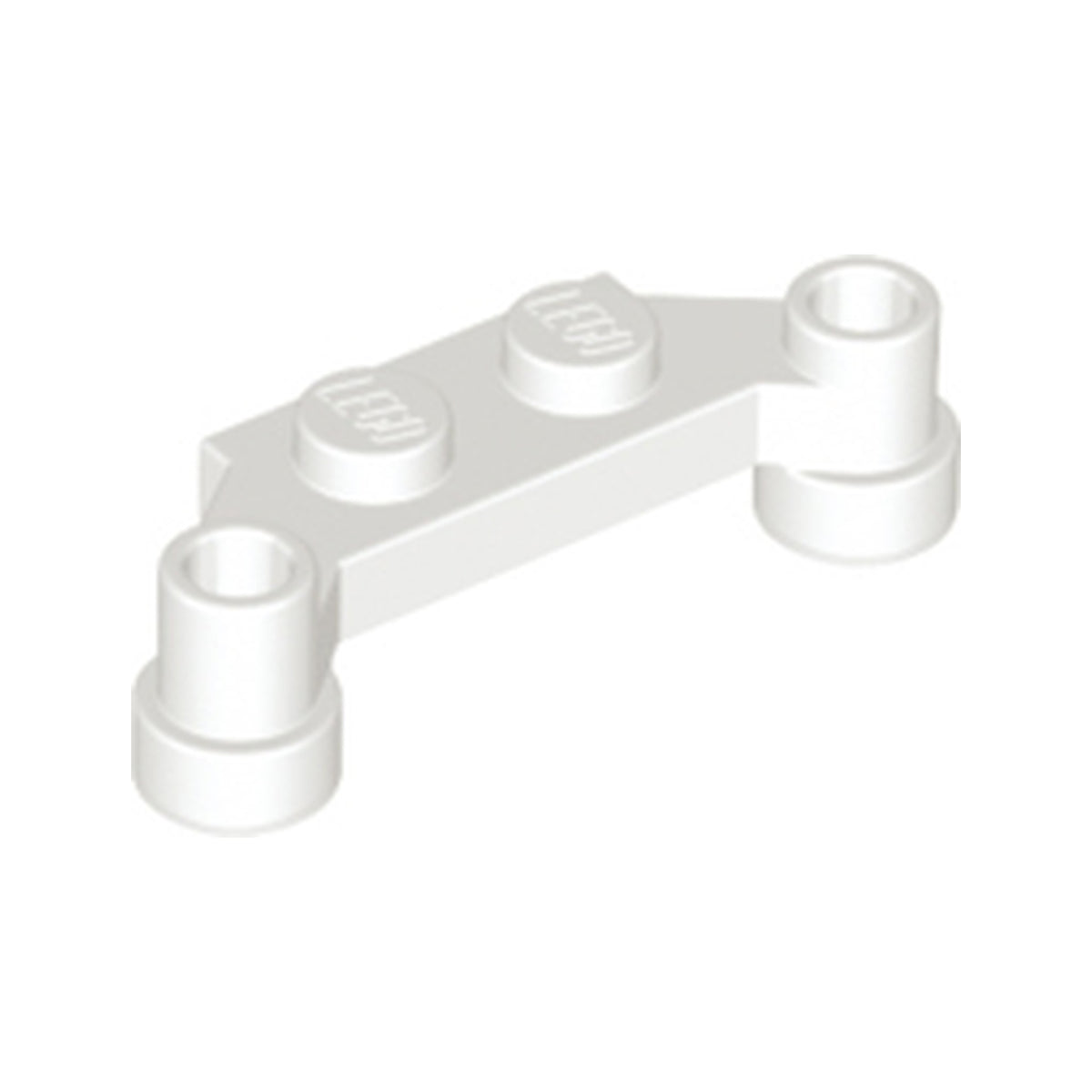 LEGO® Plate, Modified 1 x 4 Offset 4590 weiss