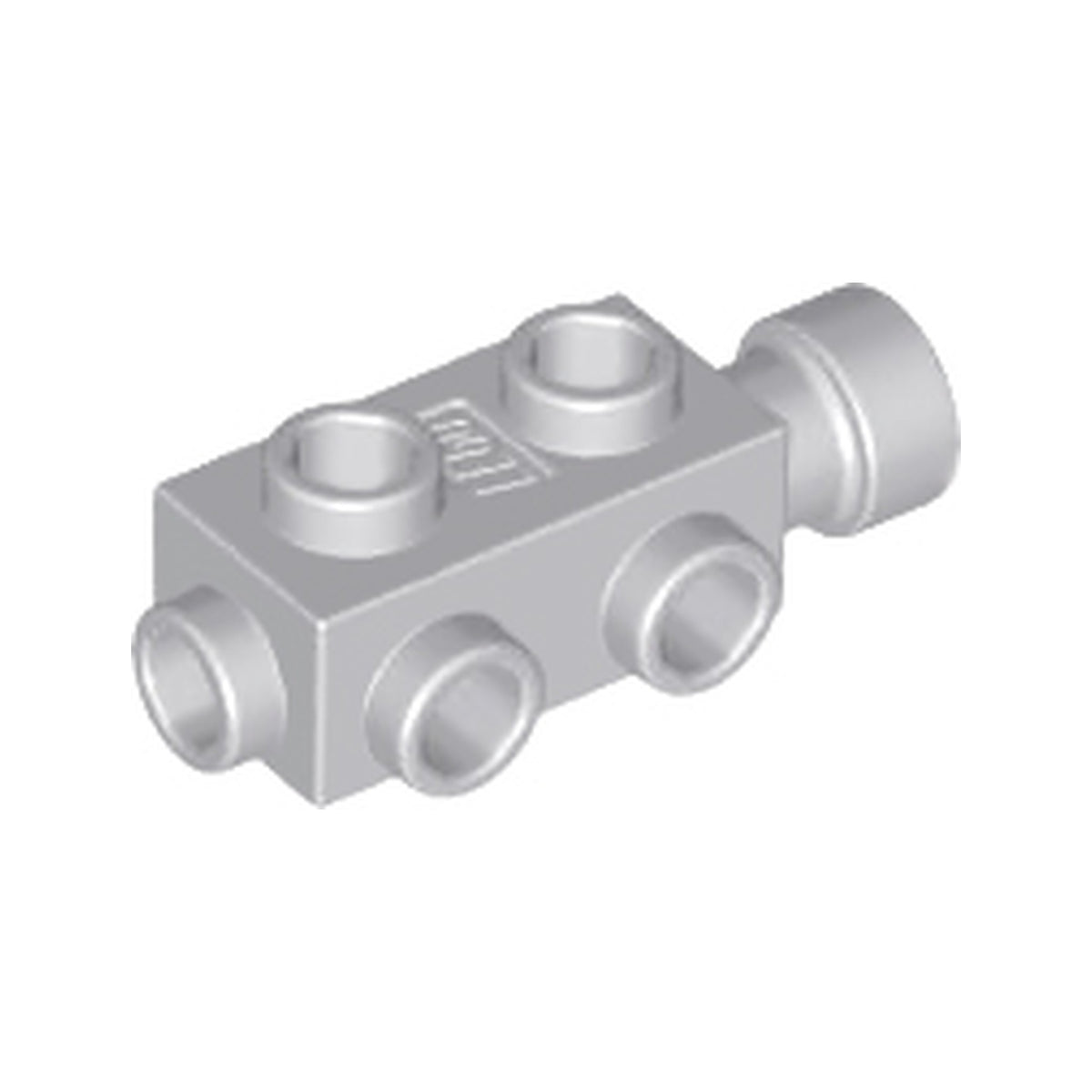 LEGO® Brick, Modified 1 x 2 x 2/3 with Studs on Sides and Extended Stud Receptacle 4595 hellgrau