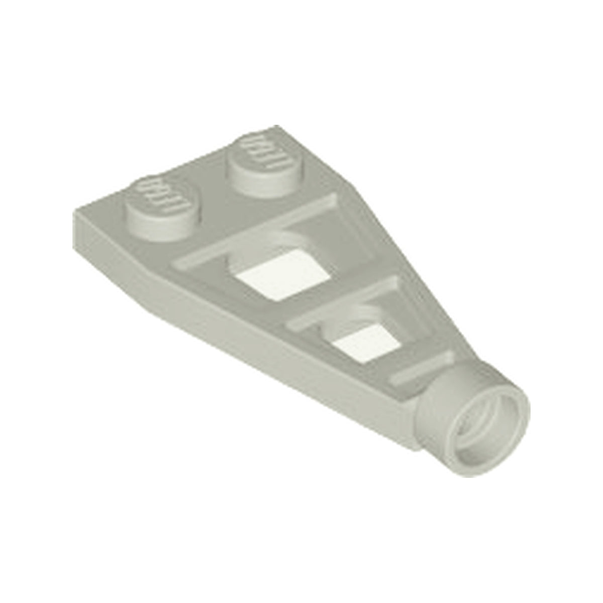 LEGO® Plate, Modified 1 x 2 with Long Stud Holder (Space Wing) 4596 hellgrau (alt)