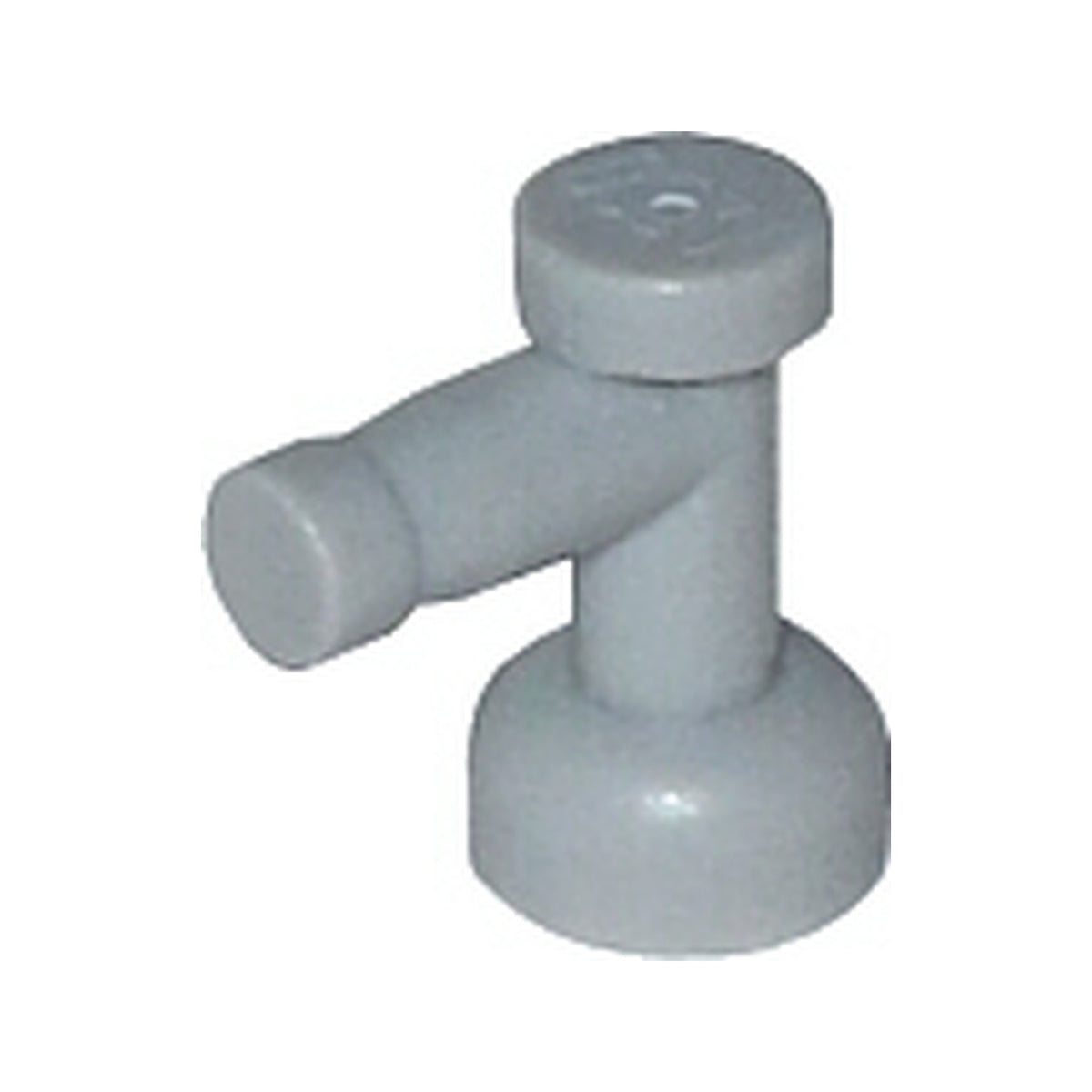 LEGO® Tap 1 x 1 without Hole in Nozzle End 4599b hellgrau