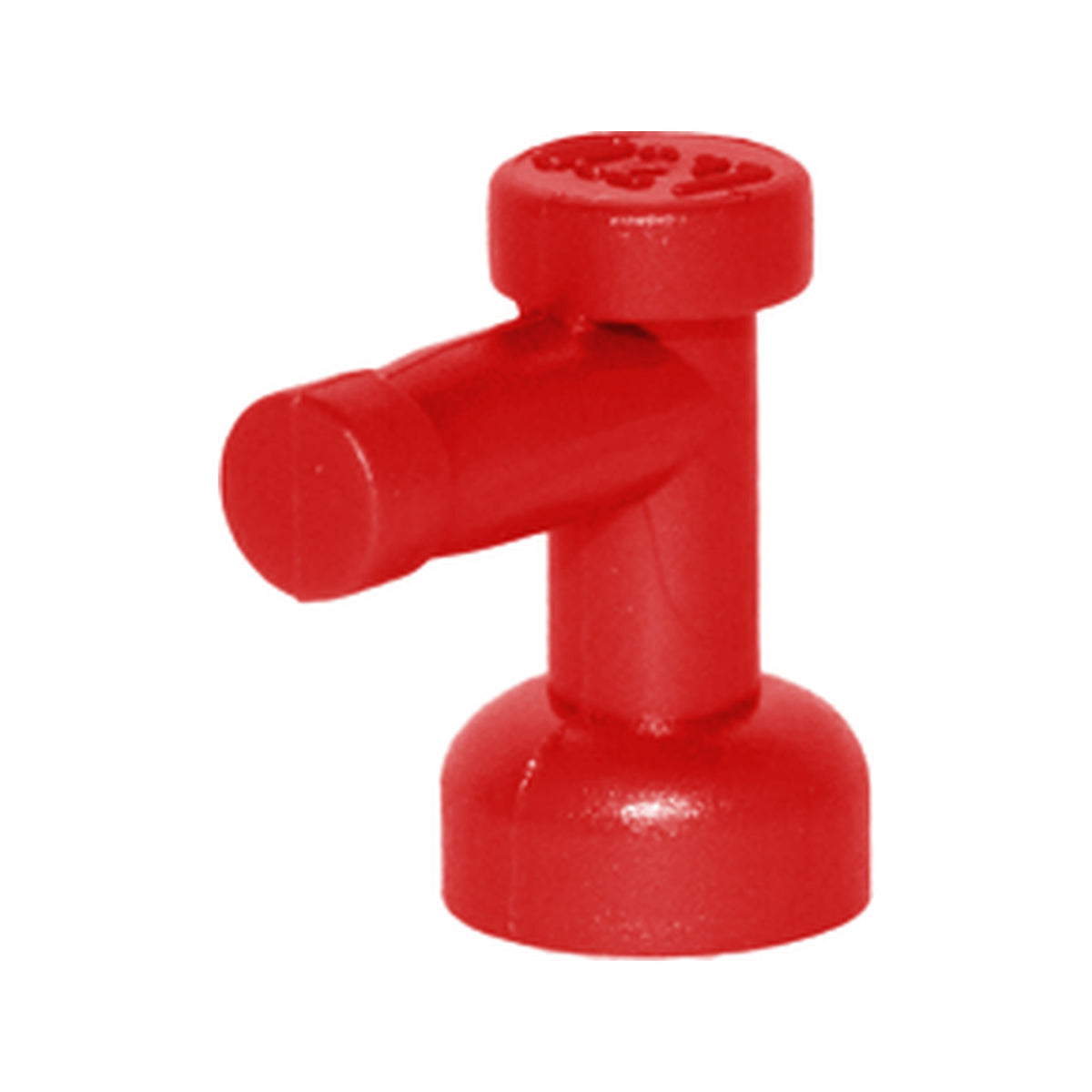 LEGO® Tap 1 x 1 without Hole in Nozzle End 4599b rot