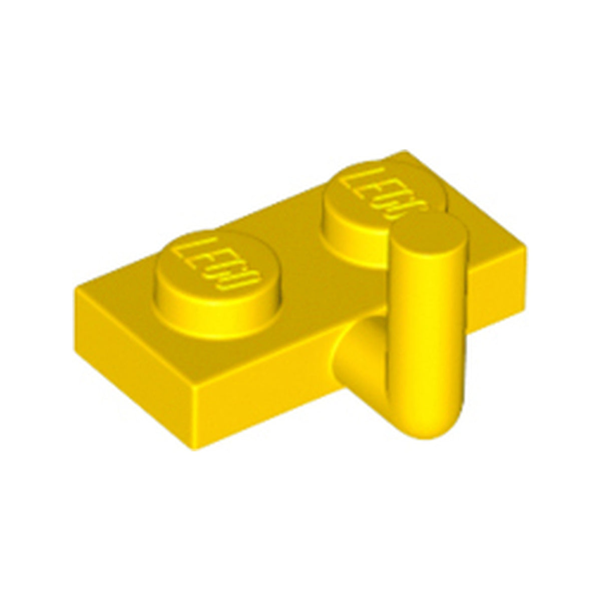 LEGO® Plate, Modified 1 x 2 with Bar Arm Up (Horizontal Arm 5mm) 4623b gelb