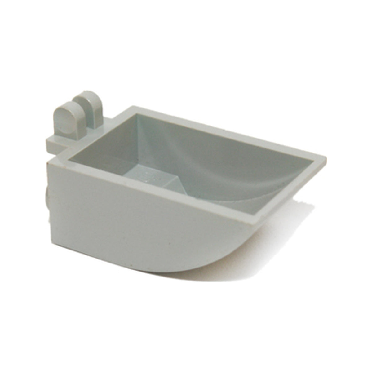 LEGO® Vehicle, Digger Bucket 2 x 3 Curved Bottom, Hollow, with 2 Fingers Hinge 4626 hellgrau (alt)