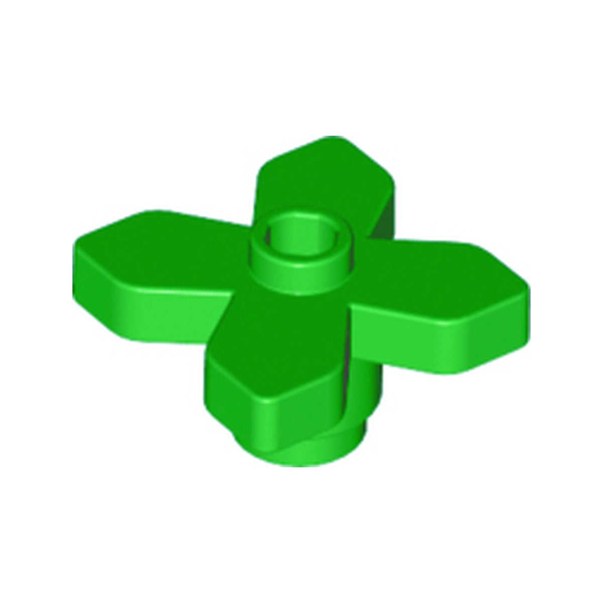 LEGO® Plant Flower 2 x 2 Leaves - Angular 4727 leuchtend grün