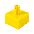 LEGO® Brick, Modified 2 x 2 No Studs, Top Pin 4729 gelb