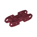 LEGO® Technic, Axle and Pin Connector 2 x 5 with 2 Ball Joint Sockets, Open Sides 47296 dunkelrot