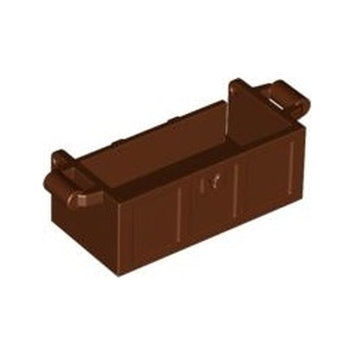 LEGO® Container, Treasure Chest Bottom with Slots in Back 4738a braun