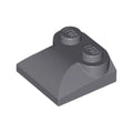 LEGO® Slope, Curved 2 x 2 x 2/3 with 2 Studs and Curved Sides 47457 dunkelgrau